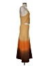 Sandro Color Block Brown Cocktail Dress Size XS (estimated) - photo 4