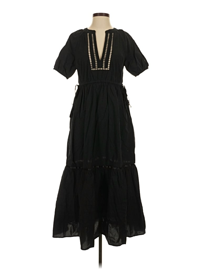 Pre-owned Madewell Casual Dress In Black