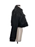 Zara 100% Cotton Black Denim Jacket Size S - photo 4