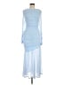 Shein Blue Cocktail Dress Size 6 - photo 1
