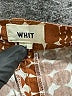 Whit Print Brown Shorts Size 4 - photo 3