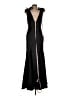 Mac Duggal 100% Polyester Black Cocktail Dress Size 8 - photo 1