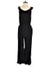 Ann Taylor LOFT 100% Polyester Solid Black Jumpsuit Size S - photo 1