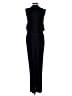 Diane von Furstenberg 100% Viscose Solid Black Jumpsuit Size 2 - photo 2