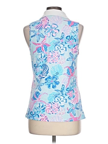 Lilly Pulitzer Luxletic Sleeveless Button-Down Shirt (view 2)