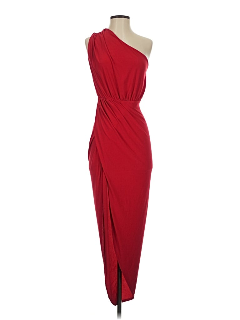 Club L London Cocktail Dress: Red Dresses - Used - Size 4