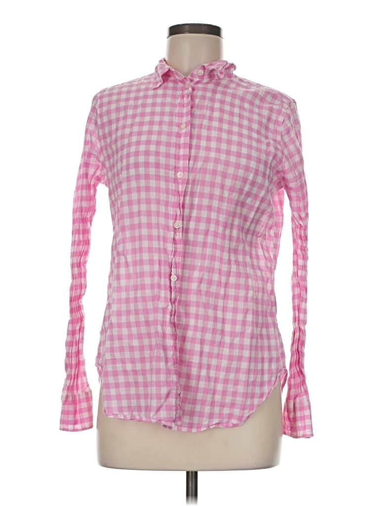 Pre-owned Jcrew Long Sleeve Button Down Shirt In Pink