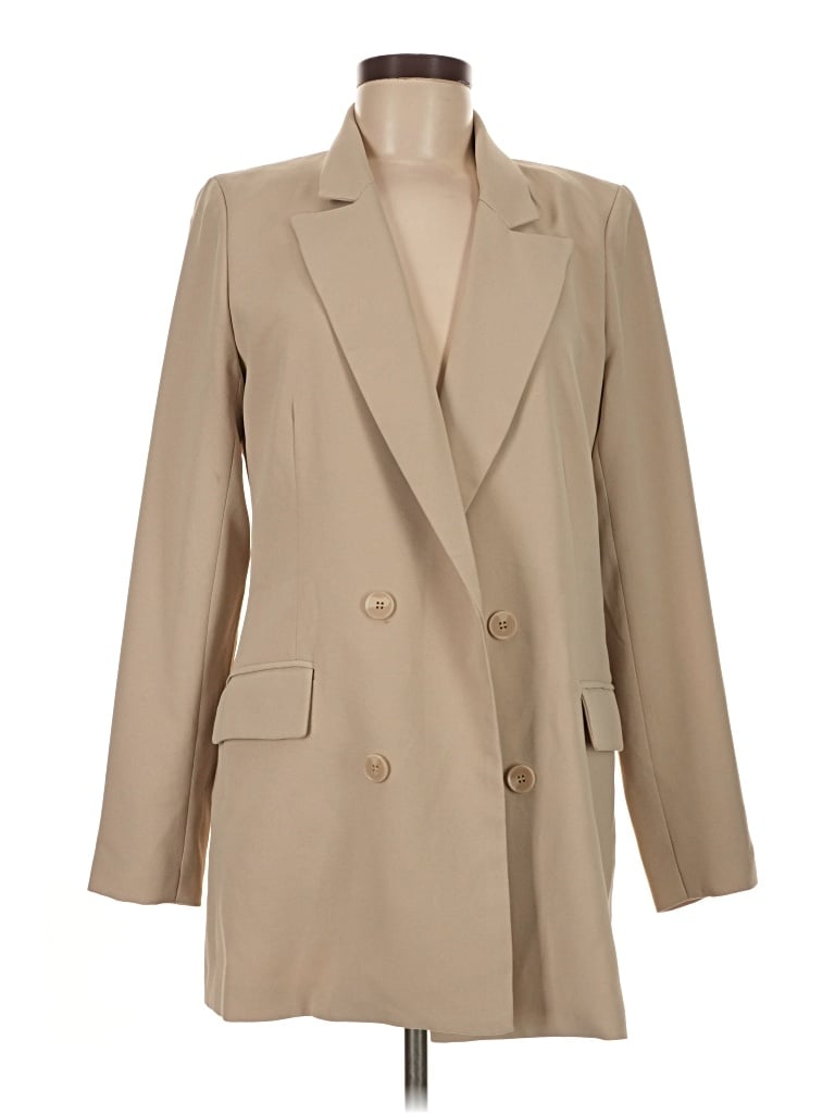 Pre-owned Rachel Zoe Tjx Blazer Jacket In Tan