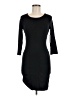 Guess Solid Black Casual Dress Size M - photo 1