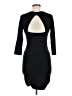 Guess Solid Black Casual Dress Size M - photo 2