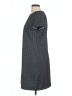 Ann Taylor LOFT Chevron-herringbone Gray Casual Dress Size 10 - photo 5