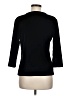 Kathy Ireland Black 3/4 Sleeve Blouse Size M - photo 2