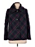 Talbots Plaid Purple Wool Coat Size 16 - photo 1