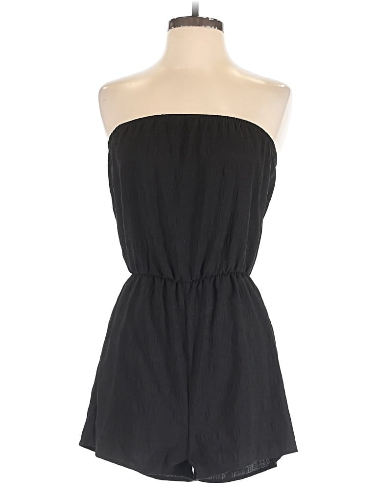 Click to view more detailed imagery on our partner's website Pre-owned Shein Romper In Black