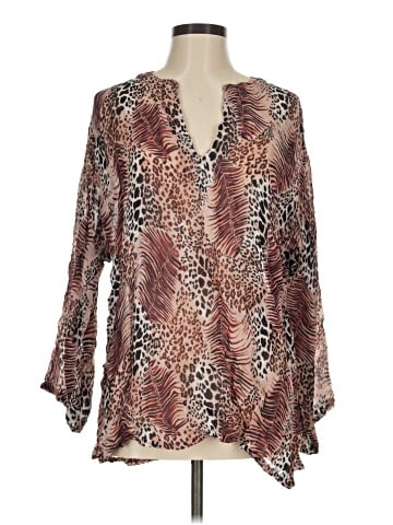 Newport News Long Sleeve Blouse (view 1)