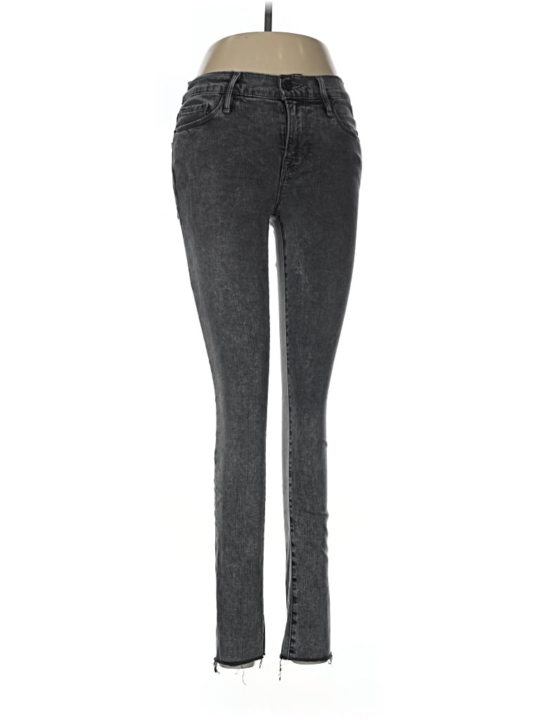 Pre-owned Frame Jeans In Gray