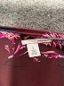 Halogen 100% Polyester Floral Burgundy Long Sleeve Blouse Size L - photo 7