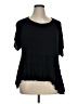 chic soul (chicsoul.com) Black Short Sleeve Top Size 1X - photo 1