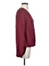 L'Agence Burgundy Long Sleeve Blouse Size S - photo 4