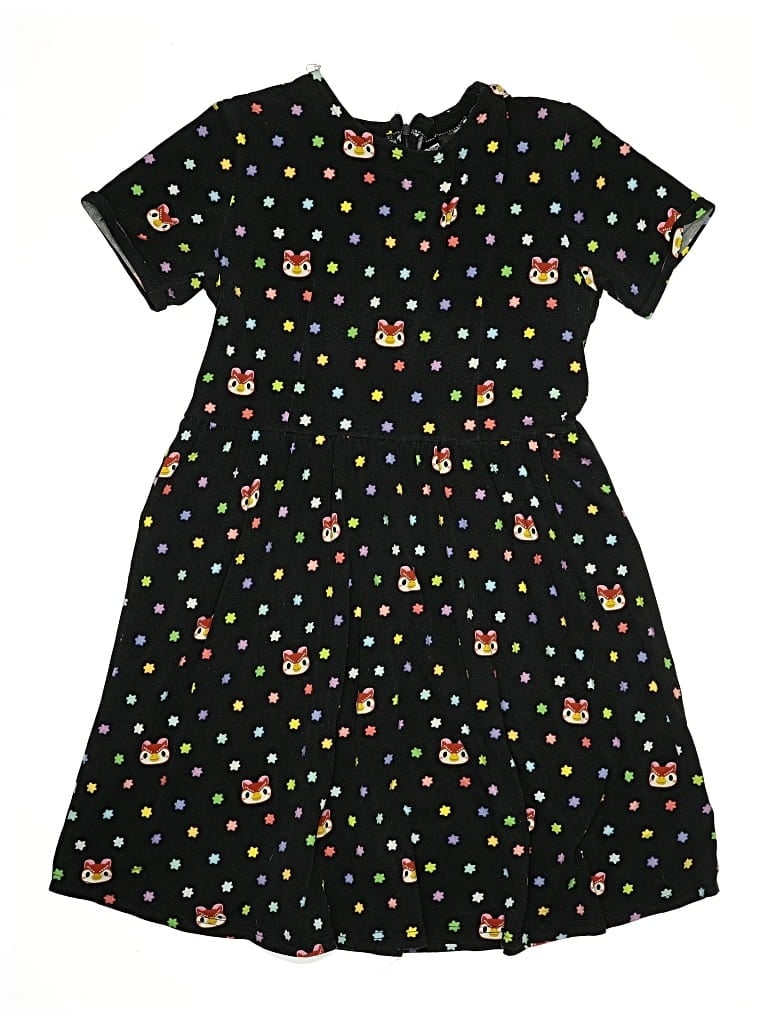Pre-owned Assorted Brands Kids' Dress In Black