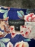 Paraphrase 100% Rayon Blue 3/4 Sleeve T-Shirt Size M - photo 7