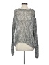 Inhabit Metallic Silver Pullover Sweater Size S - photo 1