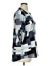 Calvin Klein Color Block Blue 3/4 Sleeve Blouse Size XL - photo 4