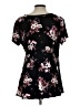 Torrid Black Short Sleeve Blouse Size Lg Plus (0) - photo 2