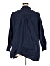 Roaman's Blue 3/4 Sleeve Button-Down Shirt Size 22W - photo 2
