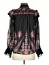 Karen Millen 100% Polyester Black Long Sleeve Blouse Size 2 - photo 2