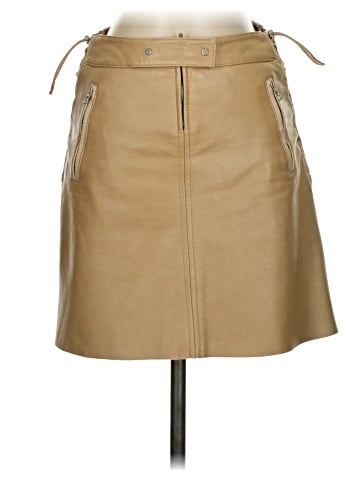 Elie Tahari Leather Skirt (view 1)