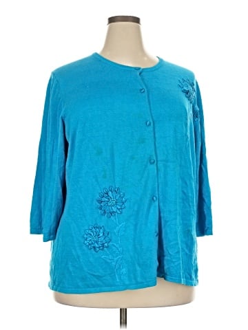 Karen Kane Silk Cardigan (view 1)
