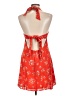 Forever 21 100% Rayon Orange Cocktail Dress Size L - photo 2