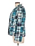 Talbots 100% Cotton Plaid Blue Blazer Size 12 - photo 5