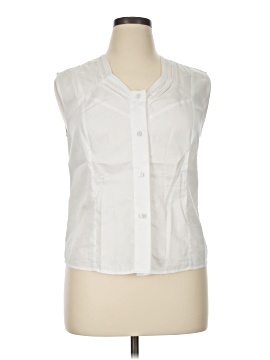 J. Peterman Sleeveless Button Down Shirt