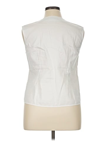 J. Peterman Sleeveless Button-Down Shirt (view 2)