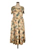 Lularoe Paisley Tan Casual Dress Size 24-26 (3XL) - photo 1