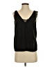 ASOS 100% Nylon Black Sleeveless Blouse Size 4 - photo 1