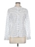 Wrap 100% Cotton Polka Dots White Long Sleeve Blouse Size 6 - photo 1