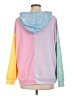 Shein Color Block Pink Pullover Hoodie Size 12 - photo 2