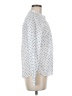 Wrap 100% Cotton Polka Dots White Long Sleeve Blouse Size 6 - photo 4