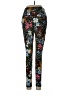Laura Ashley Floral Black Leggings Size M - photo 2