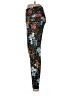 Laura Ashley Floral Black Leggings Size M - photo 5