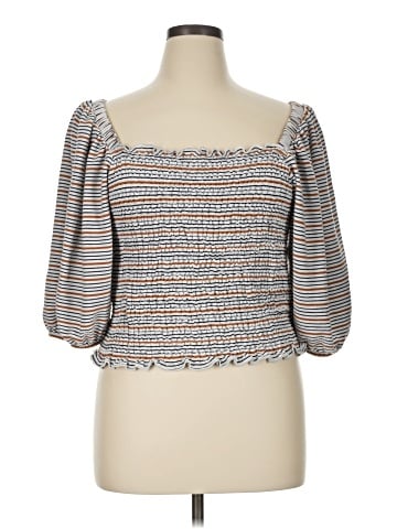Ann Taylor LOFT 3/4 Sleeve Blouse (view 1)