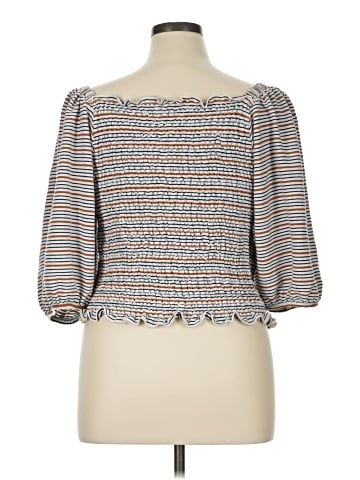 Ann Taylor LOFT 3/4 Sleeve Blouse (view 2)
