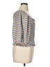 Ann Taylor LOFT Gray 3/4 Sleeve Blouse Size XL - photo 4
