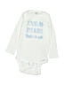 Gerber 100% Cotton White Long Sleeve Onesie 12-18 MO / 18 MO - photo 1