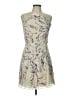 BCBGMAXAZRIA 100% Polyester Graphic Green Cocktail Dress Size 10 - photo 1