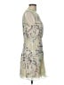 BCBGMAXAZRIA 100% Polyester Graphic Green Cocktail Dress Size 10 - photo 4