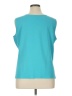 MING WANG Teal Sleeveless T-Shirt Size 1X - photo 2